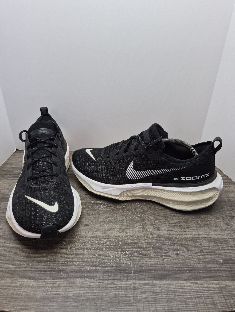 Nike ZoomX Invincible Run Flyknit 3 Men Size 11 US Black Running Shoes Sneakers